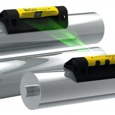 Pogled na RollCheck Green Laser orodje za vzporejanje Roll