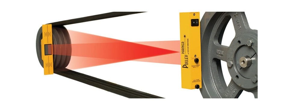 laser pulley alignment tool