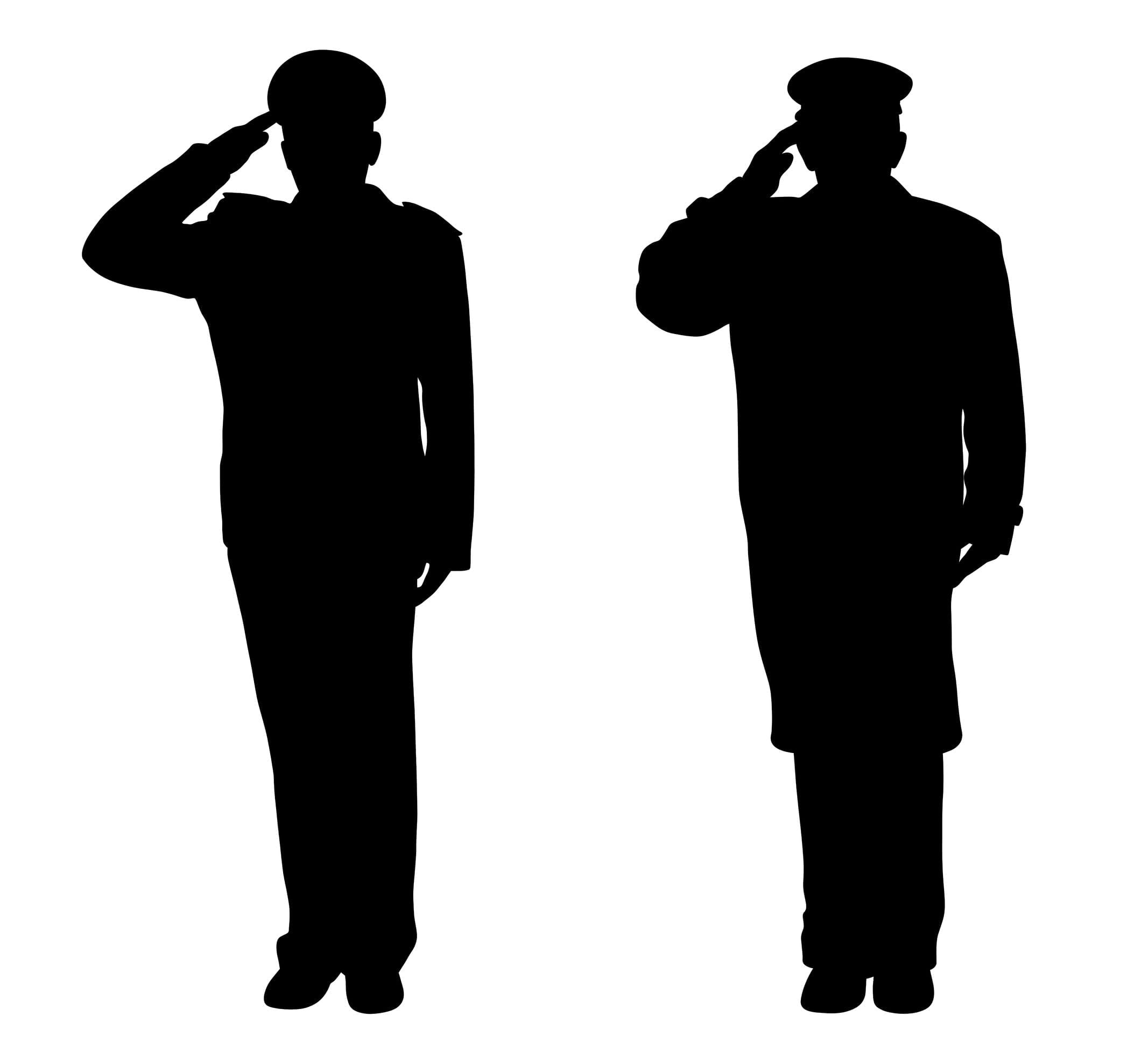 clipart of military salute - photo #35