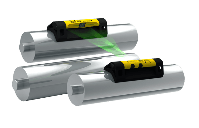 Alineación de rodillo de láser verde RollCheck