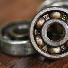 An old, rusty bearing from a machine